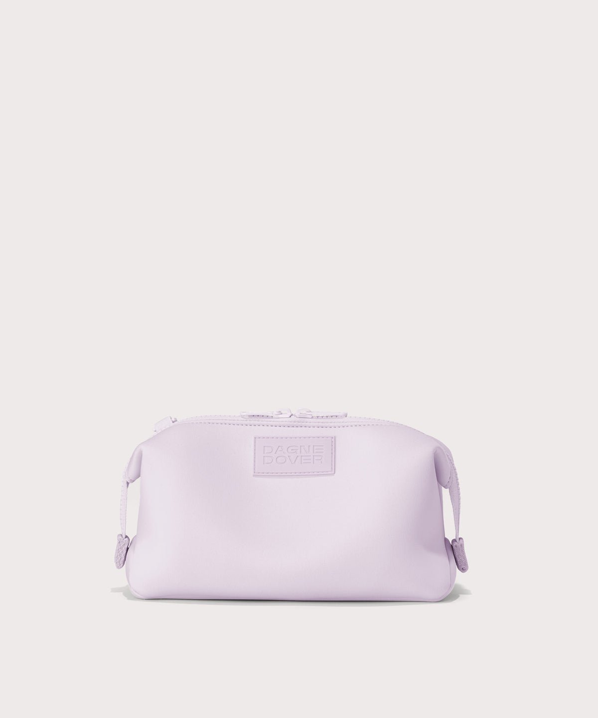 Dagne Dover large Hunter Toiletry Bag in a soft purple with grey undertones.