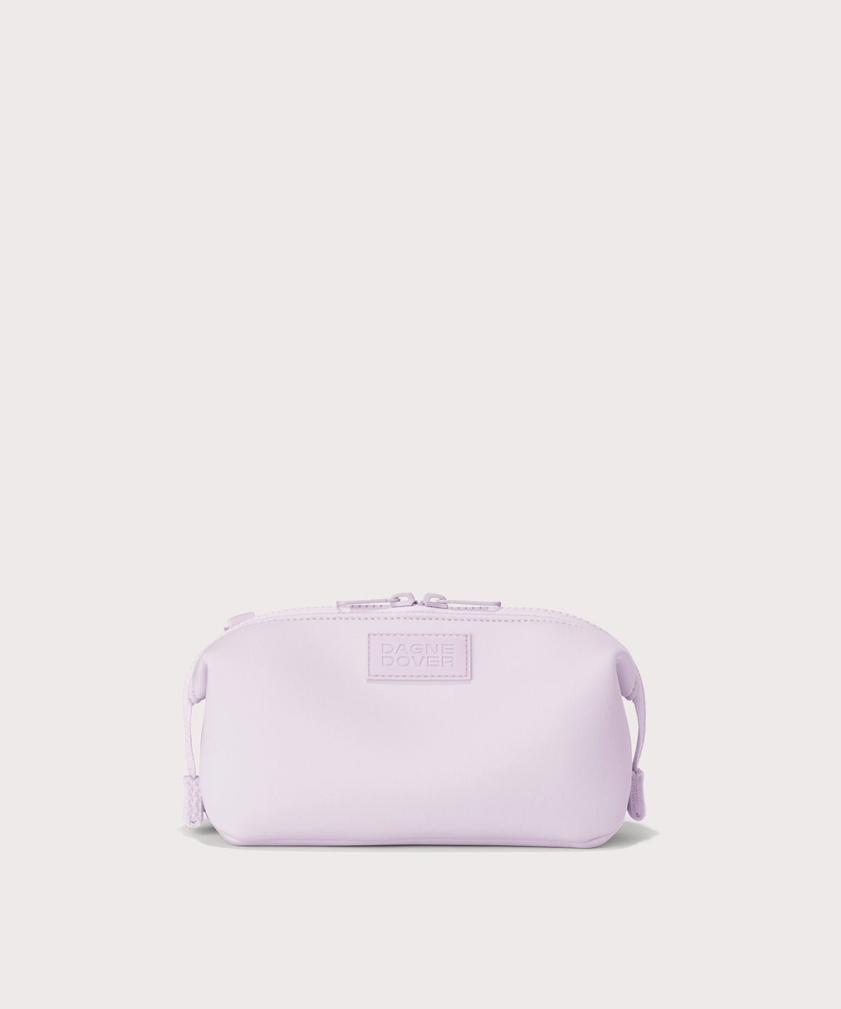 Dagne Dover Small Hunter Toiletry Bag in  a soft purple with grey undertones.