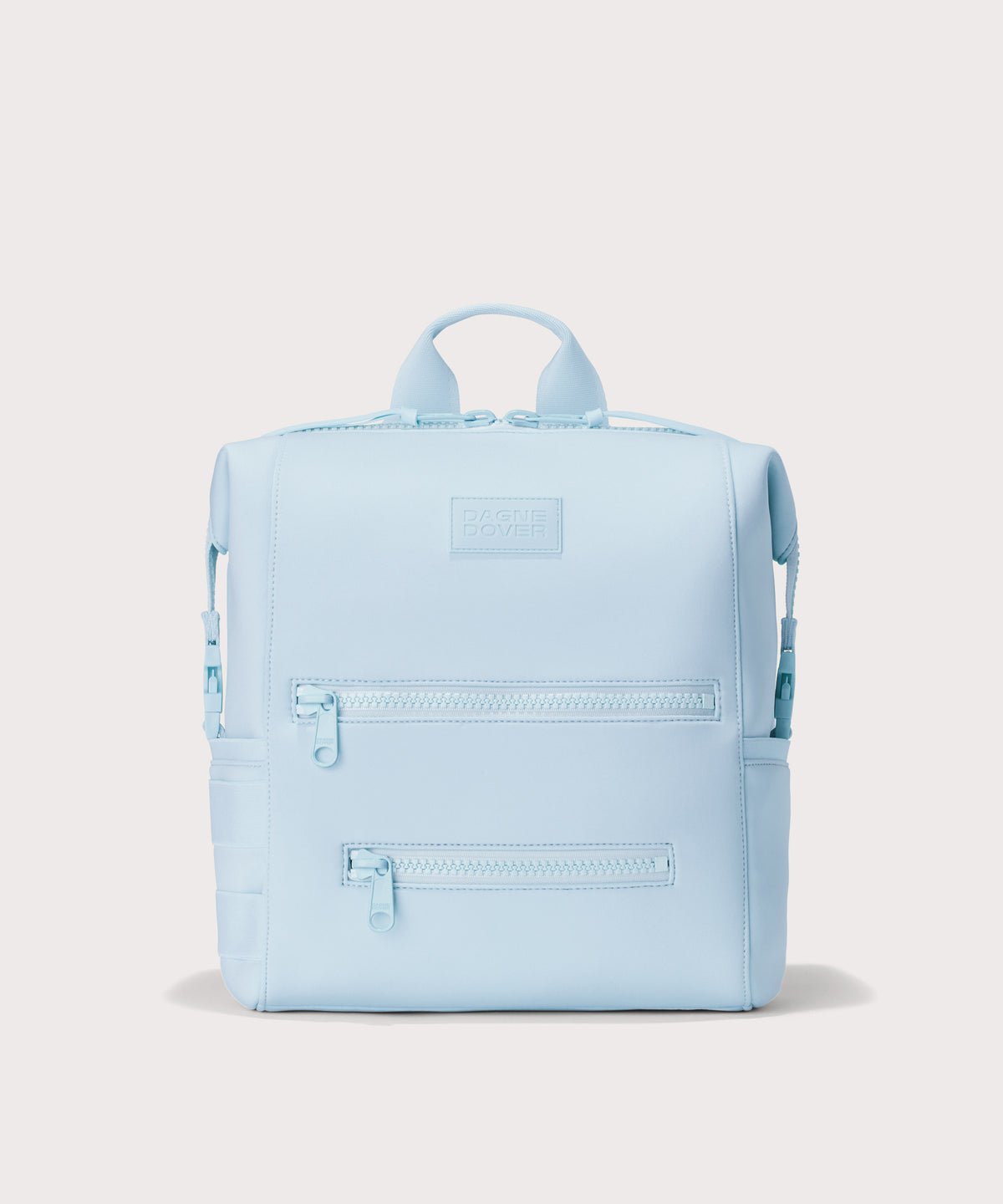 Dagne Dover Medium Indi Diaper Backpack in an airy, lighter sky blue..