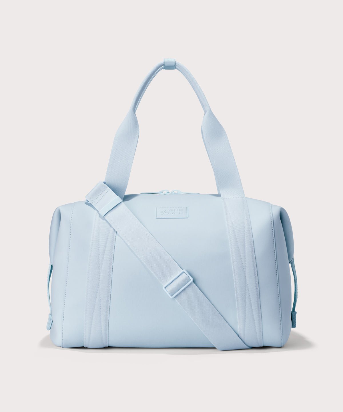 Large Landon Carryall in an airy, lighter sky blue
