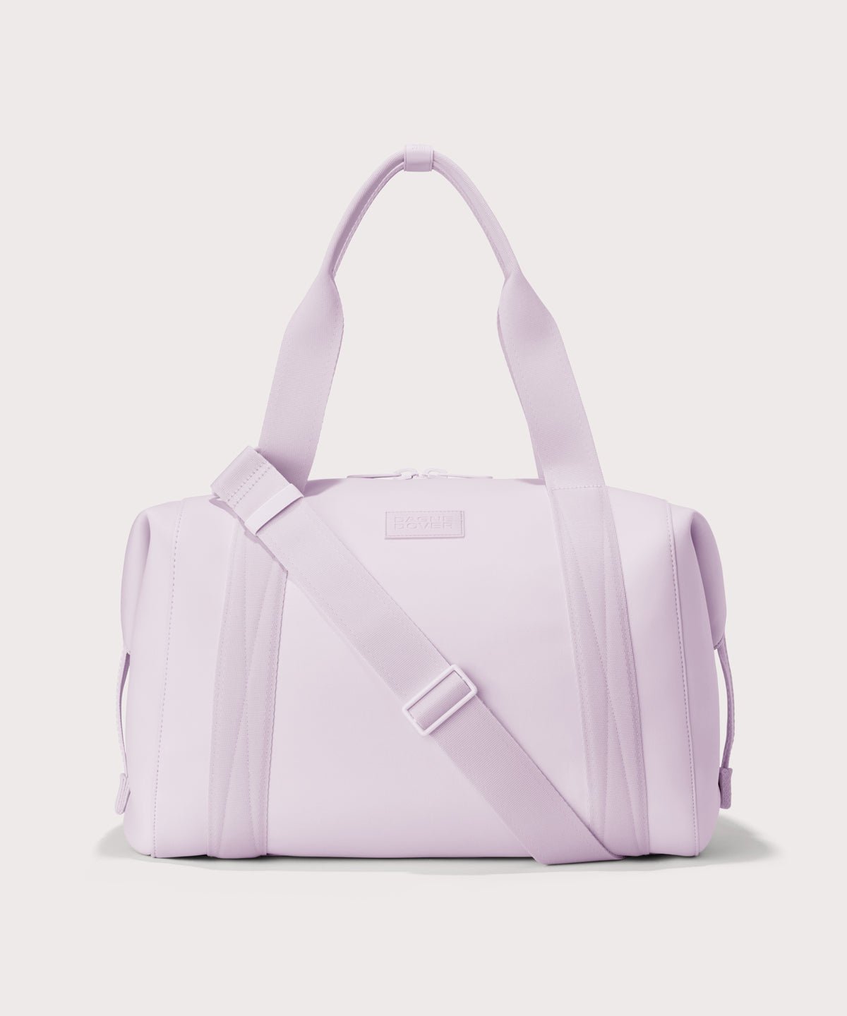 Large Landon Carryall in a soft purple with grey undertones
