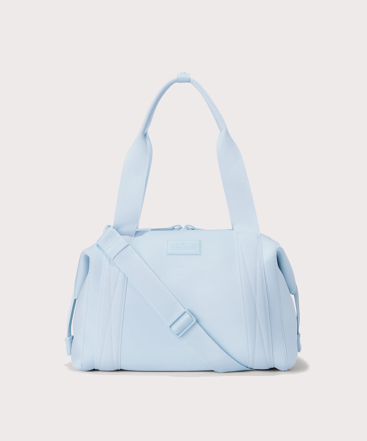 Large Landon Carryall in an airy, lighter sky blue