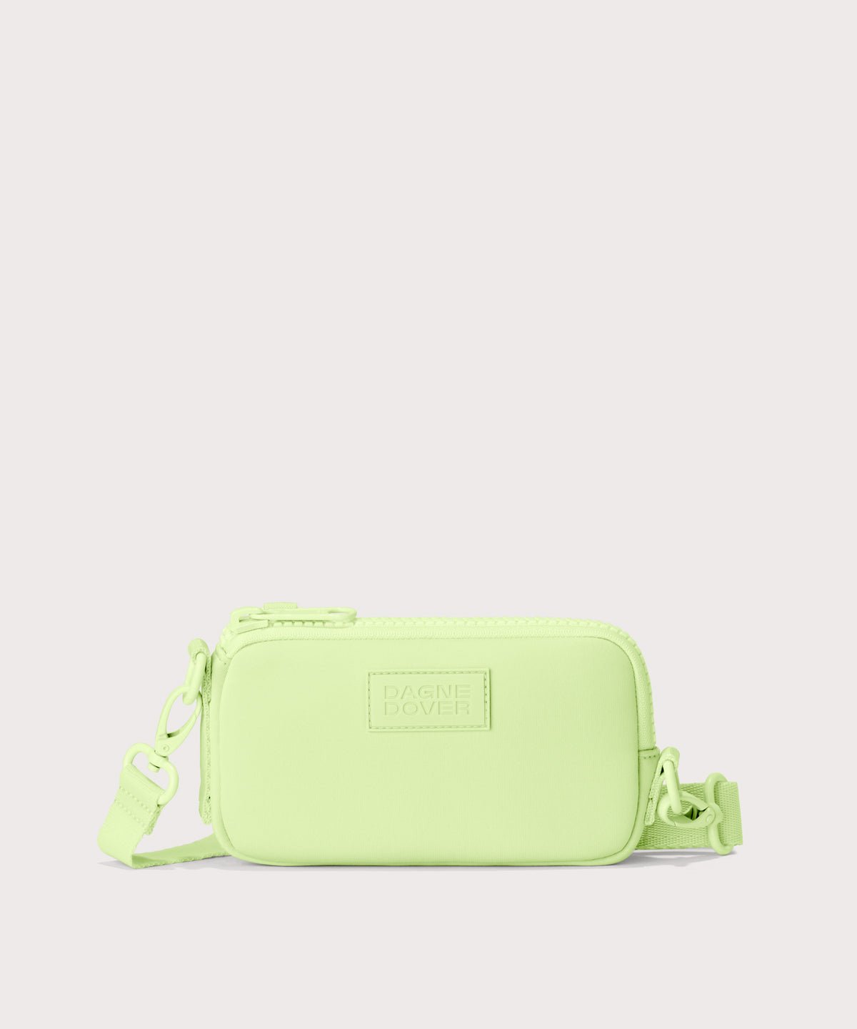 Dagne Dover Mara Phone Sling in matcha.
