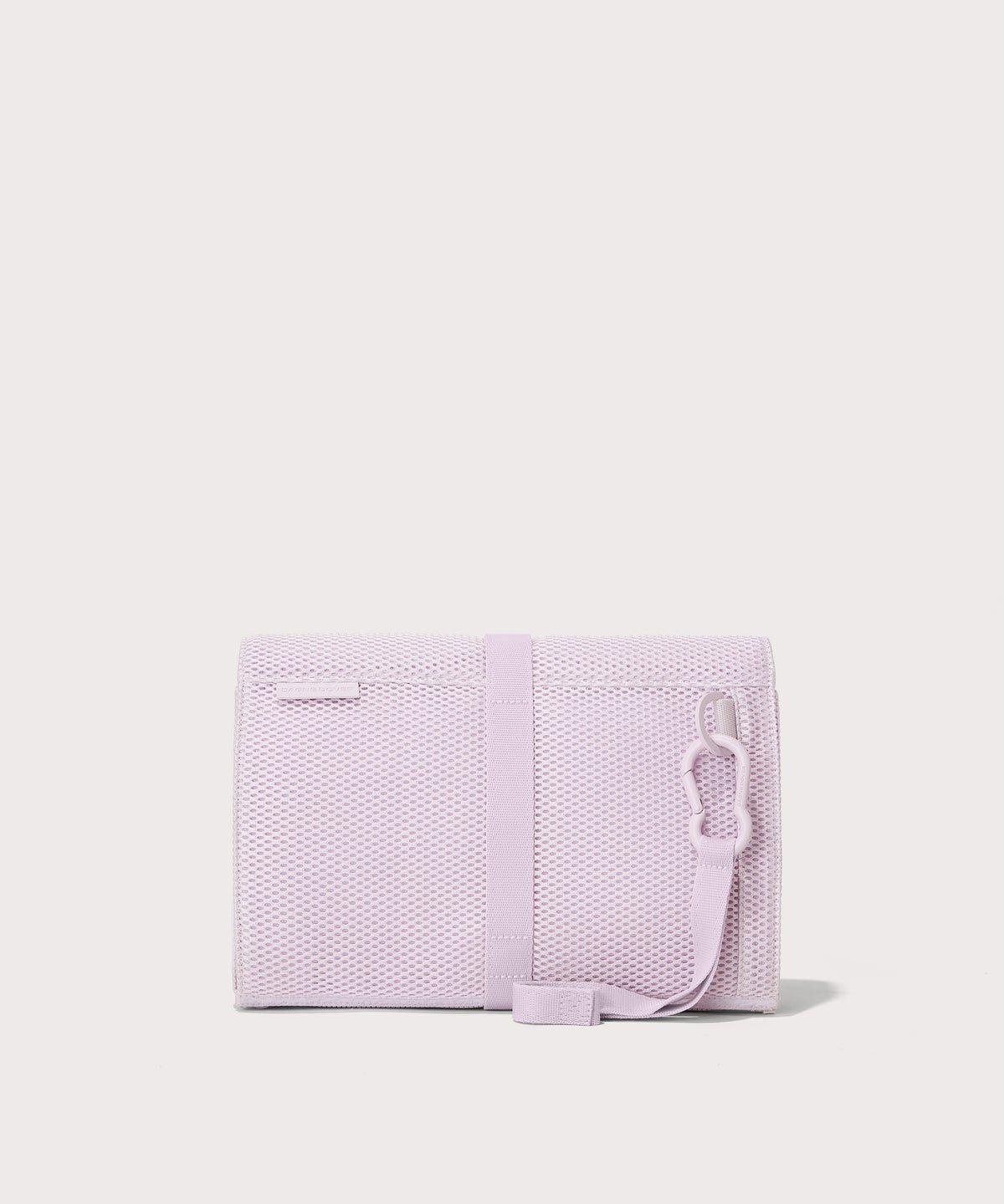 Dagne Dover Joey Changing Kit in  a soft purple with grey undertones seen from the back.
