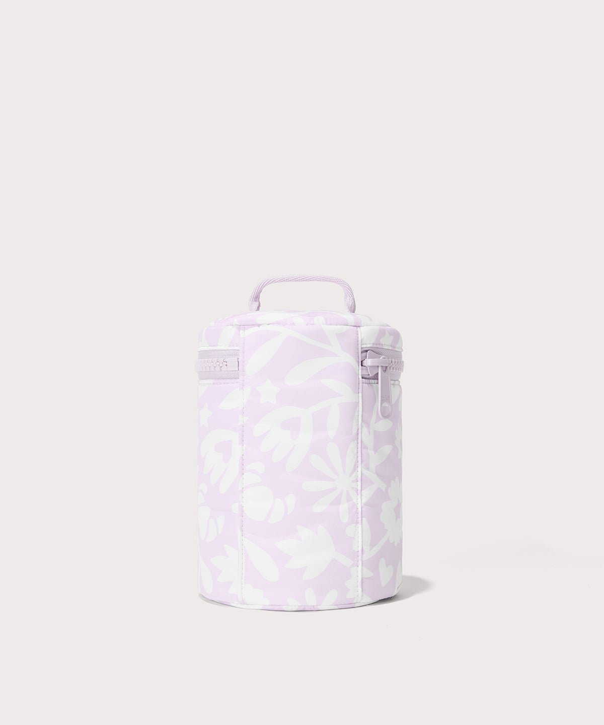 Dagne Dover large Mila Toiletry Pouch in black seen from the back.
