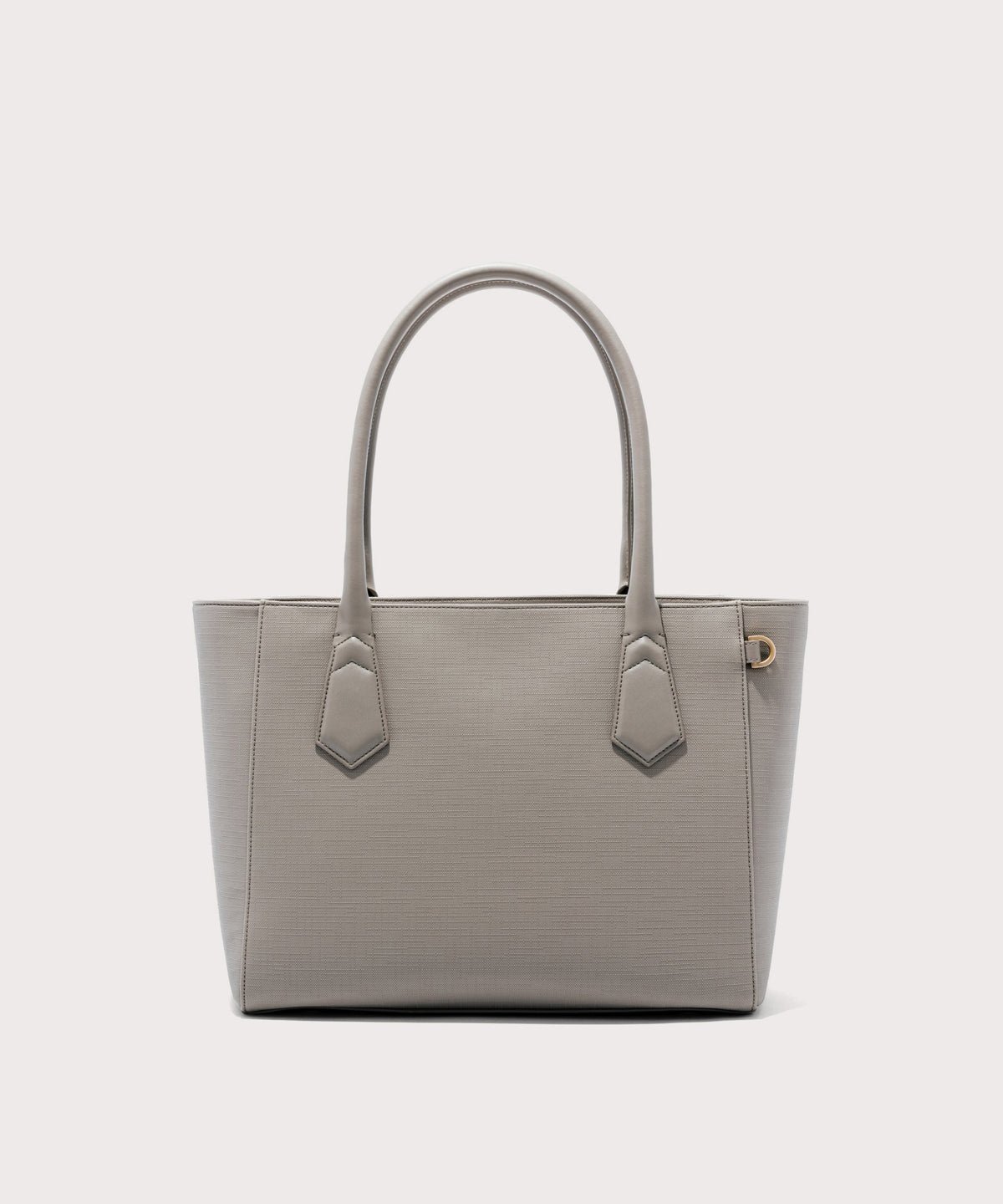 Dagne Dover classic Signature Leather Tote in beige.