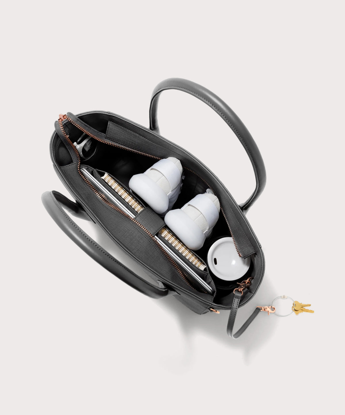 dagne-2025-Signature_LegendTote_Graphite_topdown