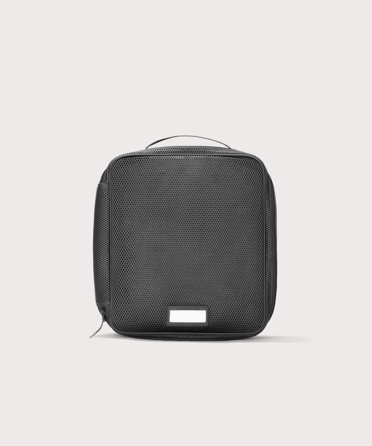 Front view of Large Roma packing cube in carbon black
