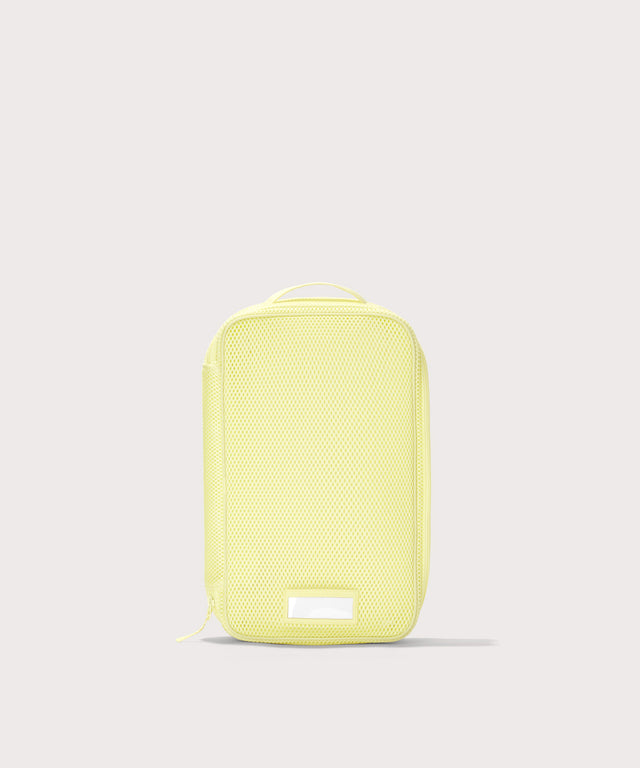 Front view of medium Roma packing cube in citrine