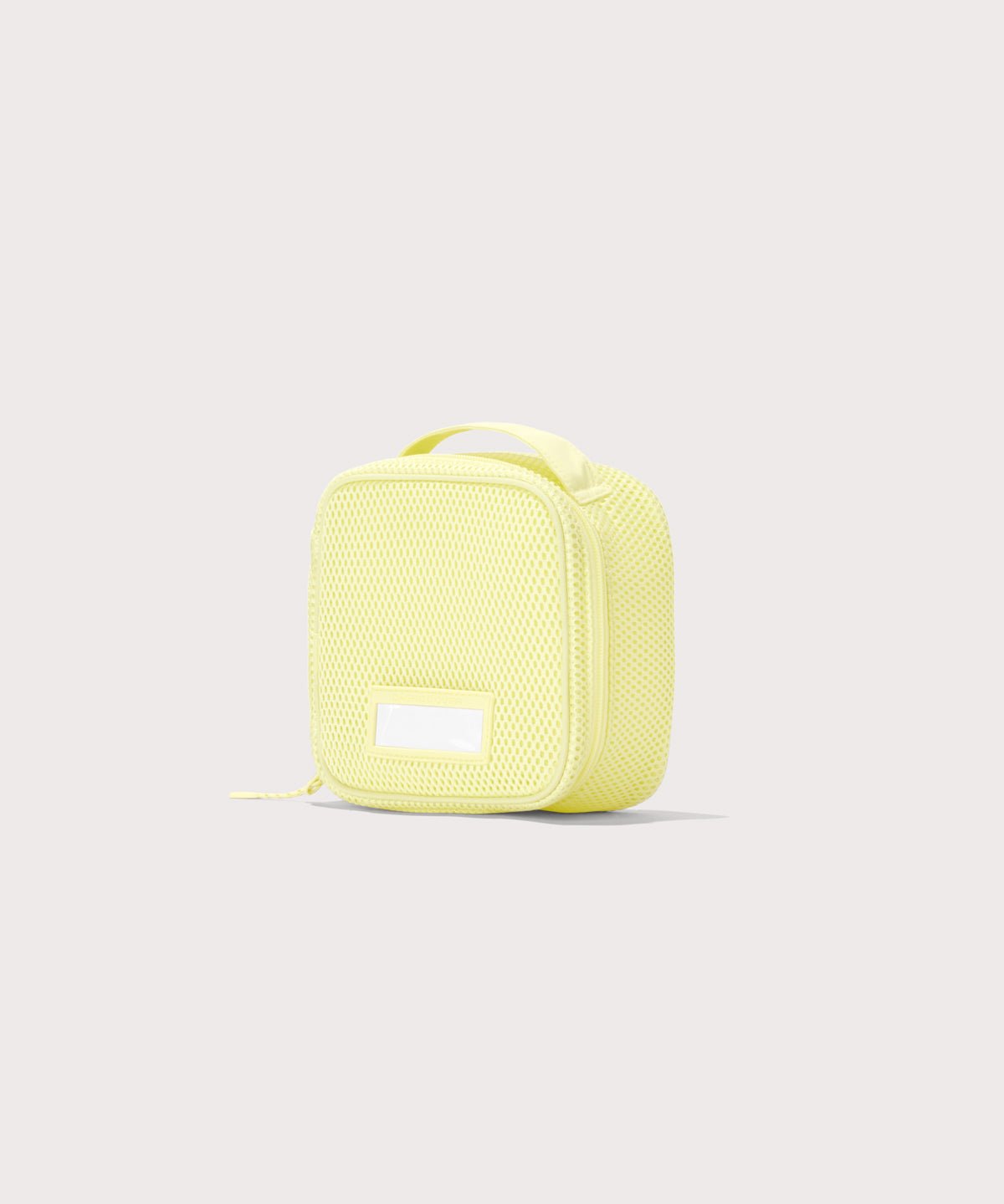 3/4 view of small Roma packing cube in citrine
