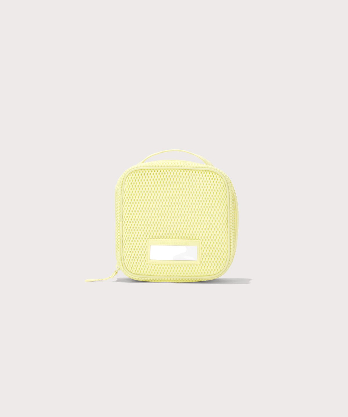 Front view of small Roma packing cube in citrine
