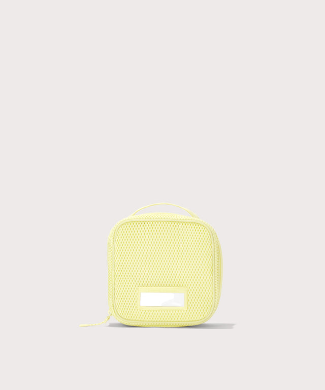 Front view of small Roma packing cube in citrine