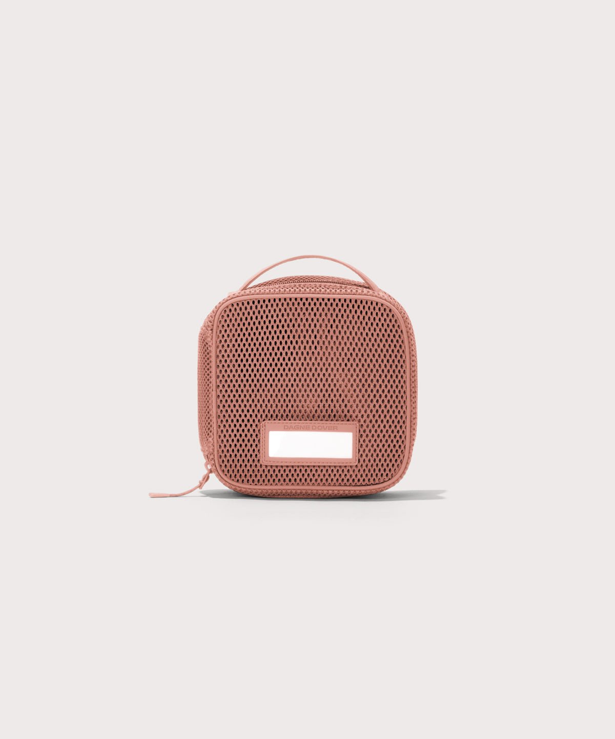 Front view of small Roma packing cube in warm dust pink
