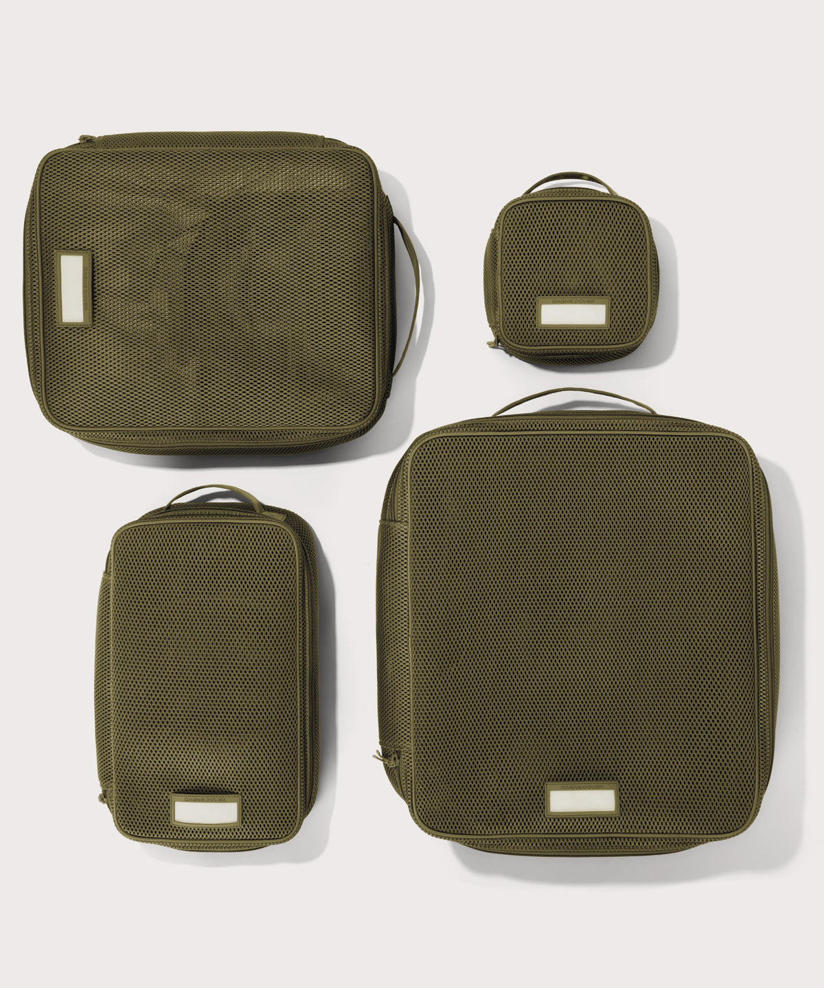 Roma Packing Cube in Dark Moss Air Mesh, Large