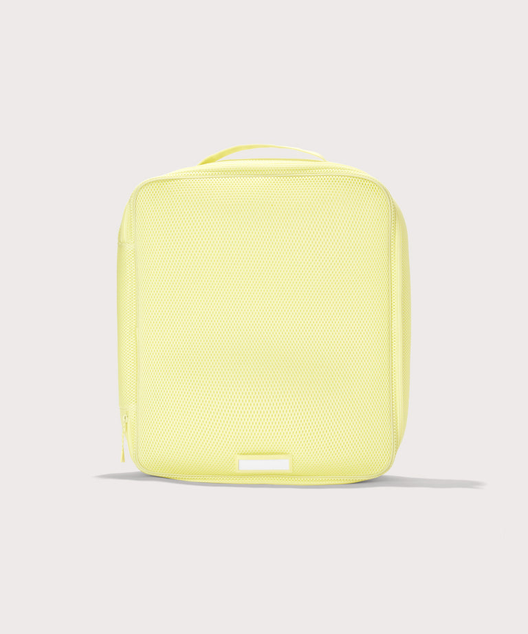Front view of extra large Roma packing cube in citrine
