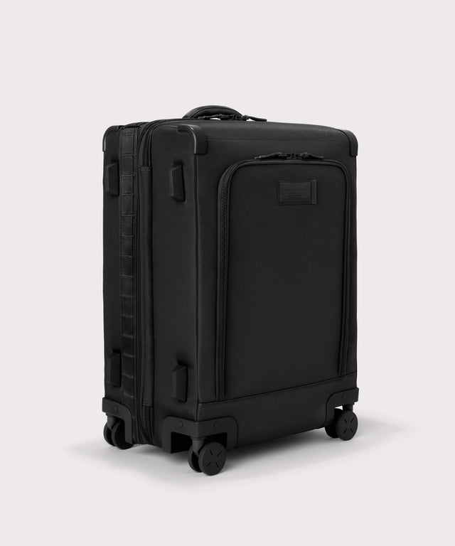 3/4 front view of Sydney checked rolling luggage 25