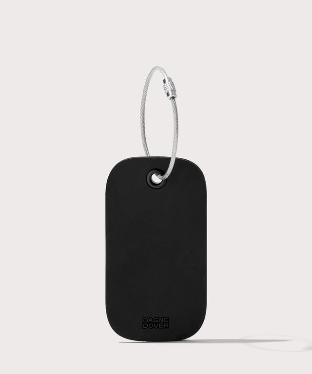 Lima Silicone Luggage Tag in Onyx