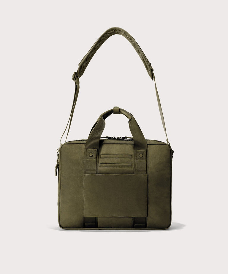 Berlin Travel Brief in Dark Moss