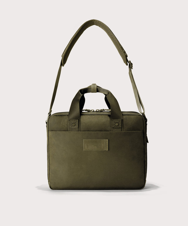 Berlin Travel Brief in Dark Moss