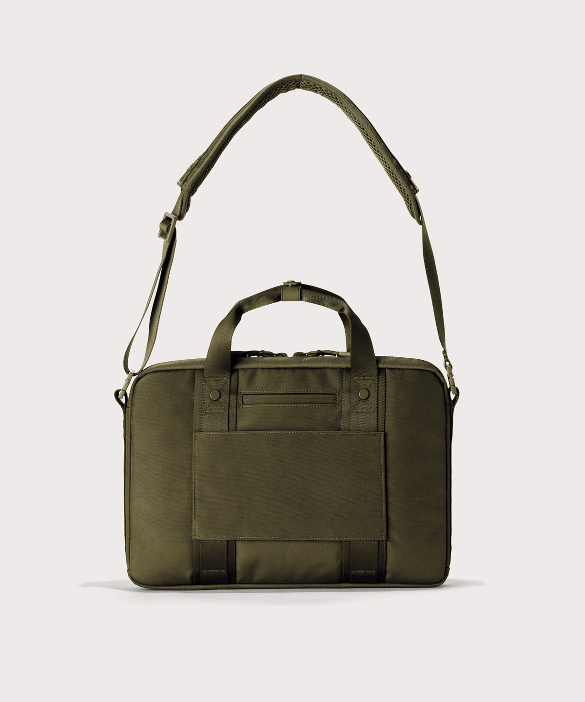 Oslo Slim Laptop Bag in Dark Moss