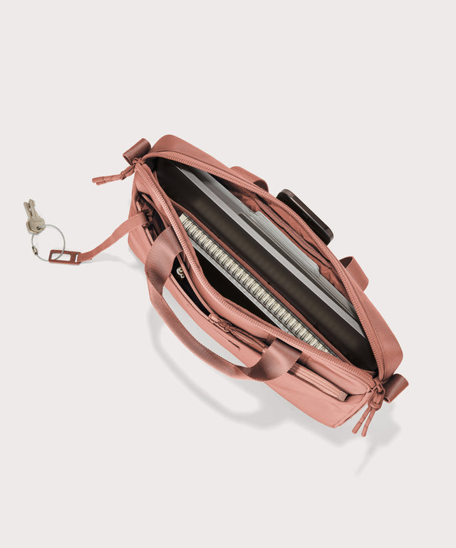 Oslo Slim Laptop Bag in Warm Dust