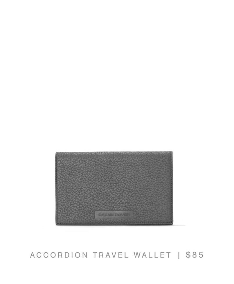 Accordion Travel Wallet - Graphite