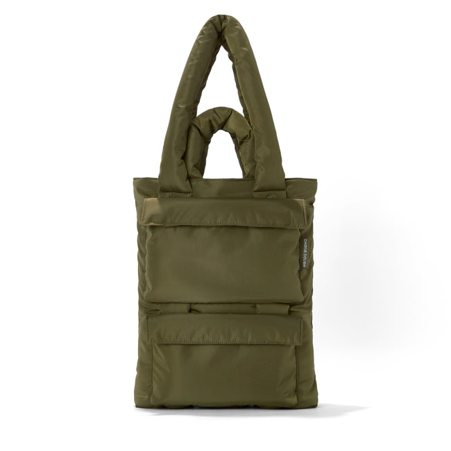 Jemi Cargo Tote in Dark Moss